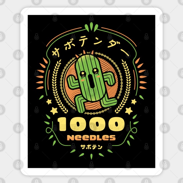 Cactuar Needles Magnet by Lagelantee